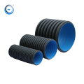 Manufacture Hdpe Polyethylene Water Pipe  Large Diameter Plastic Tubes Corrugated Drainage  Pipe